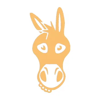 Samolepící dekorace Osel 001 levá (08 - béžová) SAMOLEPKA NA AUTO, NÁLEPKA, FÓLIE, POLEP, TUNING, VLASTNÍ TEXT, TISK, AUTOSAMOLEPKY.cz, POLEPY, OBRÁZEK, LOGO, 3D STICKERS