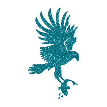 Samolepicí dekorace na vozidlo Predators 101 pravá orel na lovu (92 - Ultra Metalic tyrkysová) SAMOLEPKA NA AUTO, NÁLEPKA, FÓLIE, POLEP, TUNING, VLASTNÍ TEXT, TISK, AUTOSAMOLEPKY.cz, POLEPY, OBRÁZEK, LOGO, 3D STICKERS