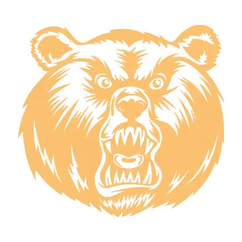 Samolepící dekorace Medvěd 005 pravá (08 - béžová) SAMOLEPKA NA AUTO, NÁLEPKA, FÓLIE, POLEP, TUNING, VLASTNÍ TEXT, TISK, AUTOSAMOLEPKY.cz, POLEPY, OBRÁZEK, LOGO, 3D STICKERS