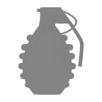 Polep vozidla SAMOLEPKA Granát 002 pravá (17 - šedá) NA AUTO, NÁLEPKA, FÓLIE, POLEP, TUNING, VLASTNÍ TEXT, TISK, AUTOSAMOLEPKY.cz, POLEPY, OBRÁZEK, LOGO, SAMOLEPKY