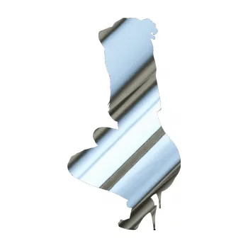 Polep vozidla SAMOLEPKA NA AUTO Erotická žena 031 levá (80 - chrom fólie stříbrná zrcadlová) NÁLEPKA, FÓLIE, POLEP, TUNING, VLASTNÍ TEXT, TISK, AUTOSAMOLEPKY.cz, POLEPY, OBRÁZEK, LOGO, SAMOLEPKY