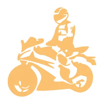 Samolepící dekorace SAMOLEPKA Motorkář 005 levá (08 - béžová) NA AUTO, NÁLEPKA, FÓLIE, POLEP, TUNING, VLASTNÍ TEXT, TISK, AUTOSAMOLEPKY.cz, POLEPY, OBRÁZEK, LOGO, SAMOLEPKY