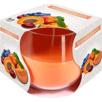 Svíčka Svíčka vonná - sklo 130 g,tropické ovoce, doprodej