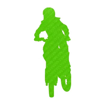 Samolepící dekorace SAMOLEPKA Motorka 022 levá motokros (58 - 3D karbon zelený kawasaki) NA AUTO, NÁLEPKA, FÓLIE, POLEP, TUNING, VLASTNÍ TEXT, TISK, AUTOSAMOLEPKY.cz, POLEPY, OBRÁZEK, LOGO, SAMOLEPKY