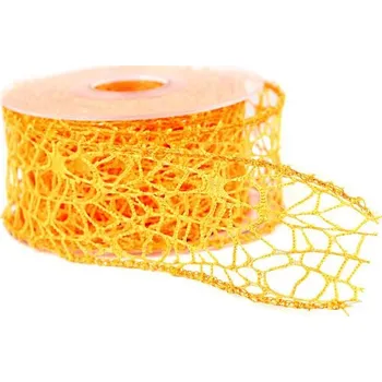 Stuha Stuha Big spider 5 cm x 9,1 m - sv.oranžová