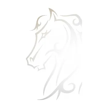 Samolepící dekorace SAMOLEPKA Kůň 036 levá (82 - odrazková reflexní bílá) NA AUTO, NÁLEPKA, FÓLIE, POLEP, TUNING, VLASTNÍ TEXT, TISK, AUTOSAMOLEPKY.cz, POLEPY, OBRÁZEK, LOGO, SAMOLEPKY