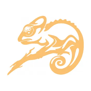 Samolepící dekorace Chameleon 001 levá (08 - béžová) SAMOLEPKA NA AUTO, NÁLEPKA, FÓLIE, POLEP, TUNING, VLASTNÍ TEXT, TISK, AUTOSAMOLEPKY.cz, POLEPY, OBRÁZEK, LOGO, 3D STICKERS