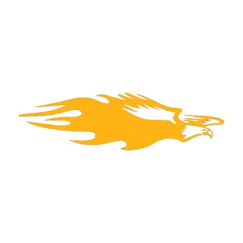 Samolepicí dekorace na vozidlo Animal flames 030 pravá orel (21 - světle oranžová) SAMOLEPKA NA AUTO, NÁLEPKA, FÓLIE, POLEP, TUNING, VLASTNÍ TEXT, TISK, AUTOSAMOLEPKY.cz, POLEPY, OBRÁZEK, LOGO, 3D STICKERS