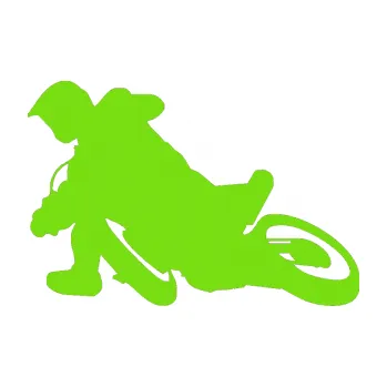 Samolepící dekorace SAMOLEPKA Motorka 039 levá motokros (04 - zelená kawasaki) NA AUTO, NÁLEPKA, FÓLIE, POLEP, TUNING, VLASTNÍ TEXT, TISK, AUTOSAMOLEPKY.cz, POLEPY, OBRÁZEK, LOGO, SAMOLEPKY