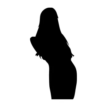 Polep vozidla Erotická žena 005 pravá (01 - černá) SAMOLEPKA NA AUTO, NÁLEPKA, FÓLIE, POLEP, TUNING, VLASTNÍ TEXT, TISK, AUTOSAMOLEPKY.cz, POLEPY, OBRÁZEK, LOGO, 3D STICKERS