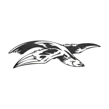 Samolepicí dekorace na vozidlo Predators 032 pravá (63 - škrábaný kov černý) SAMOLEPKA NA AUTO, NÁLEPKA, FÓLIE, POLEP, TUNING, VLASTNÍ TEXT, TISK, AUTOSAMOLEPKY.cz, POLEPY, OBRÁZEK, LOGO, 3D STICKERS