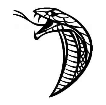 Samolepící dekorace SAMOLEPKA Cobra 005 levá (01 - černá) NA AUTO, NÁLEPKA, FÓLIE, POLEP, TUNING, VLASTNÍ TEXT, TISK, AUTOSAMOLEPKY.cz, POLEPY, OBRÁZEK, LOGO, SAMOLEPKY