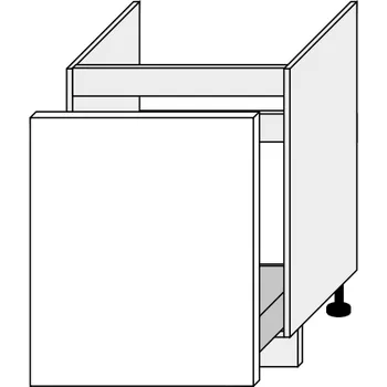 Kuchyňská skříňka Kuchyňská skříňka Titanium D1ZA/60 dřezová HETTICH