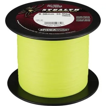 SpiderWire Šňůra Stealth-Braid Hi-Vis Yellow - 0,25mm, 18,92kg-1m