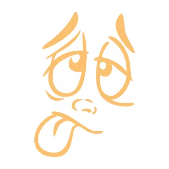 Samolepící dekorace SAMOLEPKA Obličej 006 levá unavený (08 - béžová) NA AUTO, NÁLEPKA, FÓLIE, POLEP, TUNING, VLASTNÍ TEXT, TISK, AUTOSAMOLEPKY.cz, POLEPY, OBRÁZEK, LOGO, SAMOLEPKY