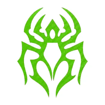 Samolepící dekorace SAMOLEPKA Pavouk 007 (58 - 3D karbon zelený kawasaki) NA AUTO, NÁLEPKA, FÓLIE, POLEP, TUNING, VLASTNÍ TEXT, TISK, AUTOSAMOLEPKY.cz, POLEPY, OBRÁZEK, LOGO, SAMOLEPKY