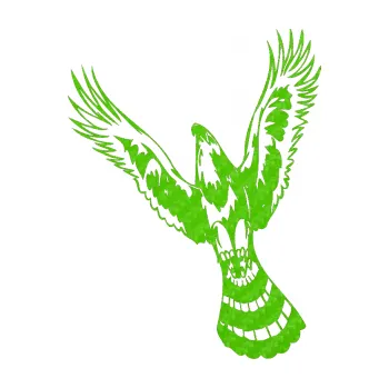 Samolepicí dekorace na vozidlo Predators 078 levá (58 - 3D karbon zelený kawasaki) SAMOLEPKA NA AUTO, NÁLEPKA, FÓLIE, POLEP, TUNING, VLASTNÍ TEXT, TISK, AUTOSAMOLEPKY.cz, POLEPY, OBRÁZEK, LOGO, 3D STICKERS