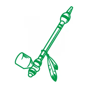 Samolepící dekorace Dýmka míru levá (12 - zelená) SAMOLEPKA NA AUTO, NÁLEPKA, FÓLIE, POLEP, TUNING, VLASTNÍ TEXT, TISK, AUTOSAMOLEPKY.cz, POLEPY, OBRÁZEK, LOGO, 3D STICKERS