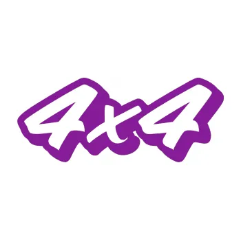 Polep vozidla SAMOLEPKA 4x4 varianta 009 (14 - fialová) NA AUTO, NÁLEPKA, FÓLIE, POLEP, TUNING, VLASTNÍ TEXT, TISK, AUTOSAMOLEPKY.cz, POLEPY, OBRÁZEK, LOGO, SAMOLEPKY