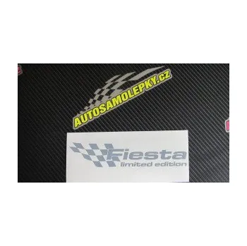 Polep vozidla SAMOLEPKA Fiesta limited edition levá (10 - červená) NA AUTO, NÁLEPKA, FÓLIE, POLEP, TUNING, VLASTNÍ TEXT, TISK, AUTOSAMOLEPKY.cz, POLEPY, OBRÁZEK, LOGO, SAMOLEPKY
