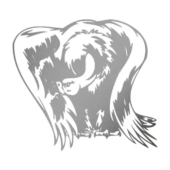 Samolepicí dekorace na vozidlo Predators 083 levá sup (42 - stříbrná metalíza) SAMOLEPKA NA AUTO, NÁLEPKA, FÓLIE, POLEP, TUNING, VLASTNÍ TEXT, TISK, AUTOSAMOLEPKY.cz, POLEPY, OBRÁZEK, LOGO, 3D STICKERS