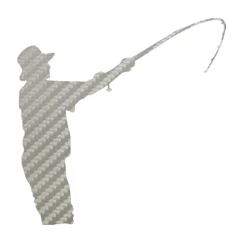 Polep vozidla SAMOLEPKA Rybář 004 pravá (52 - 3D karbon stříbrný) NA AUTO, NÁLEPKA, FÓLIE, POLEP, TUNING, VLASTNÍ TEXT, TISK, AUTOSAMOLEPKY.cz, POLEPY, OBRÁZEK, LOGO, SAMOLEPKY