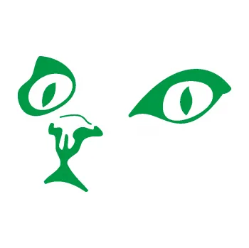 Samolepící dekorace Kočka 010 levá (12 - zelená) SAMOLEPKA NA AUTO, NÁLEPKA, FÓLIE, POLEP, TUNING, VLASTNÍ TEXT, TISK, AUTOSAMOLEPKY.cz, POLEPY, OBRÁZEK, LOGO, 3D STICKERS