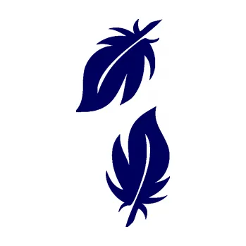 Samolepící dekorace SAMOLEPKA Peříčka 001 pravá (23 - tmavě modrá) NA AUTO, NÁLEPKA, FÓLIE, POLEP, TUNING, VLASTNÍ TEXT, TISK, AUTOSAMOLEPKY.cz, POLEPY, OBRÁZEK, LOGO, SAMOLEPKY