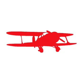 Polep vozidla SAMOLEPKA Letadlo 006 pravá (10 - červená) NA AUTO, NÁLEPKA, FÓLIE, POLEP, TUNING, VLASTNÍ TEXT, TISK, AUTOSAMOLEPKY.cz, POLEPY, OBRÁZEK, LOGO, SAMOLEPKY