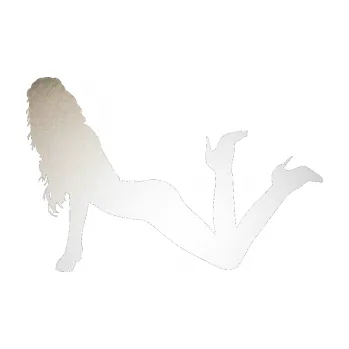 Polep vozidla SAMOLEPKA Erotická žena 030 levá (82 - odrazková reflexní bílá) NA AUTO, NÁLEPKA, FÓLIE, POLEP, TUNING, VLASTNÍ TEXT, TISK, AUTOSAMOLEPKY.cz, POLEPY, OBRÁZEK, LOGO, SAMOLEPKY