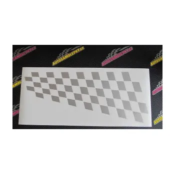 Polep vozidla SAMOLEPKA Šachovnice 033 (10 - červená) NA AUTO, NÁLEPKA, FÓLIE, POLEP, TUNING, VLASTNÍ TEXT, TISK, AUTOSAMOLEPKY.cz, POLEPY, OBRÁZEK, LOGO, SAMOLEPKY