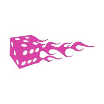 Samolepicí dekorace na vozidlo Kostky 002 levá (16 - růžová) SAMOLEPKA NA AUTO, NÁLEPKA, FÓLIE, POLEP, TUNING, VLASTNÍ TEXT, TISK, AUTOSAMOLEPKY.cz, POLEPY, OBRÁZEK, LOGO, 3D STICKERS