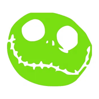 Samolepicí dekorace na vozidlo Halloween 005 levá (04 - zelená kawasaki) SAMOLEPKA NA AUTO, NÁLEPKA, FÓLIE, POLEP, TUNING, VLASTNÍ TEXT, TISK, AUTOSAMOLEPKY.cz, POLEPY, OBRÁZEK, LOGO, 3D STICKERS