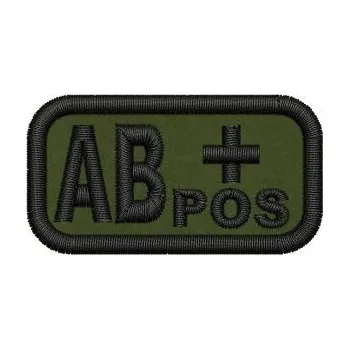 Nášivka Pelisport Nášivka Krevní skupina AB pos