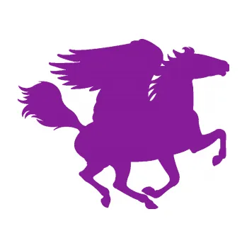 Samolepící dekorace Pegas 001 pravá okřídlený kůň (14 - fialová) SAMOLEPKA NA AUTO, NÁLEPKA, FÓLIE, POLEP, TUNING, VLASTNÍ TEXT, TISK, AUTOSAMOLEPKY.cz, POLEPY, OBRÁZEK, LOGO, 3D STICKERS