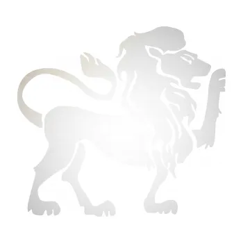 Samolepící dekorace SAMOLEPKA Lev zvěrokruh 005 pravá (82 - odrazková reflexní bílá) NA AUTO, NÁLEPKA, FÓLIE, POLEP, TUNING, VLASTNÍ TEXT, TISK, AUTOSAMOLEPKY.cz, POLEPY, OBRÁZEK, LOGO, SAMOLEPKY