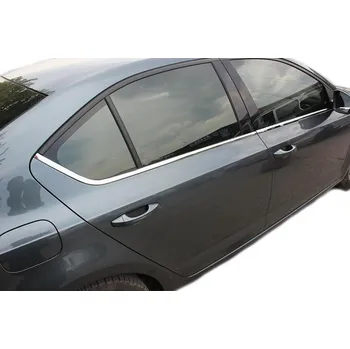 Lišta karosérie Škoda Octavia III-Nerez lišty spodní hrany oken dveří