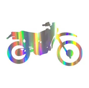 Samolepící dekorace Motorka 046 pravá (93 - Holografická) SAMOLEPKA NA AUTO, NÁLEPKA, FÓLIE, POLEP, TUNING, VLASTNÍ TEXT, TISK, AUTOSAMOLEPKY.cz, POLEPY, OBRÁZEK, LOGO, 3D STICKERS