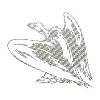 Samolepicí dekorace na vozidlo Predators 042 levá sup (52 - 3D karbon stříbrný) SAMOLEPKA NA AUTO, NÁLEPKA, FÓLIE, POLEP, TUNING, VLASTNÍ TEXT, TISK, AUTOSAMOLEPKY.cz, POLEPY, OBRÁZEK, LOGO, 3D STICKERS