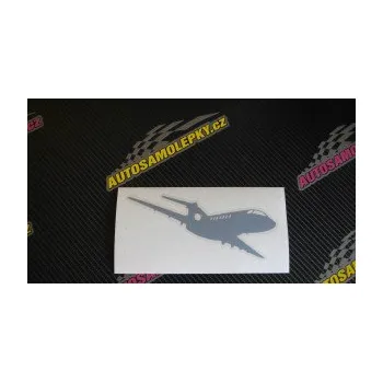 Polep vozidla SAMOLEPKA Letadlo 011 pravá (10 - červená) NA AUTO, NÁLEPKA, FÓLIE, POLEP, TUNING, VLASTNÍ TEXT, TISK, AUTOSAMOLEPKY.cz, POLEPY, OBRÁZEK, LOGO, SAMOLEPKY