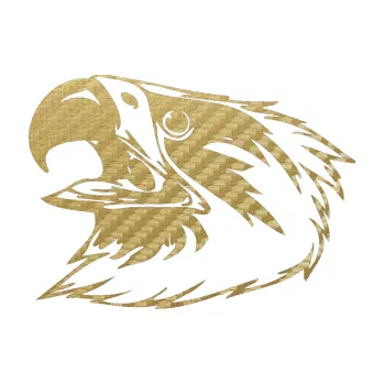 Samolepicí dekorace na vozidlo Predators 020 levá (59 - 3D karbon zlatý) SAMOLEPKA NA AUTO, NÁLEPKA, FÓLIE, POLEP, TUNING, VLASTNÍ TEXT, TISK, AUTOSAMOLEPKY.cz, POLEPY, OBRÁZEK, LOGO, 3D STICKERS