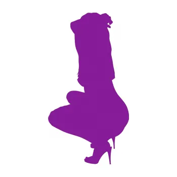 Polep vozidla SAMOLEPKA Erotická žena 031 levá (14 - fialová) NA AUTO, NÁLEPKA, FÓLIE, POLEP, TUNING, VLASTNÍ TEXT, TISK, AUTOSAMOLEPKY.cz, POLEPY, OBRÁZEK, LOGO, SAMOLEPKY