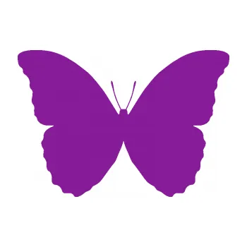 Samolepící dekorace Motýl 008 (14 - fialová) SAMOLEPKA NA AUTO, NÁLEPKA, FÓLIE, POLEP, TUNING, VLASTNÍ TEXT, TISK, AUTOSAMOLEPKY.cz, POLEPY, OBRÁZEK, LOGO, 3D STICKERS