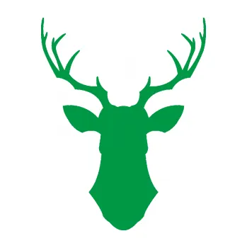 Samolepící dekorace Jelen trofej 001 (12 - zelená) SAMOLEPKA NA AUTO, NÁLEPKA, FÓLIE, POLEP, TUNING, VLASTNÍ TEXT, TISK, AUTOSAMOLEPKY.cz, POLEPY, OBRÁZEK, LOGO, 3D STICKERS