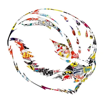 Samolepicí dekorace na vozidlo Predators 057 pravá (83 - Sticker bomb) SAMOLEPKA NA AUTO, NÁLEPKA, FÓLIE, POLEP, TUNING, VLASTNÍ TEXT, TISK, AUTOSAMOLEPKY.cz, POLEPY, OBRÁZEK, LOGO, 3D STICKERS