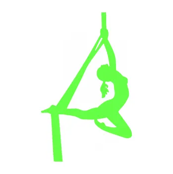 Samolepicí dekorace na vozidlo Akrobacie 001 pravá vzdušná šála (71 - Fluorescentní zelená) SAMOLEPKA NA AUTO, NÁLEPKA, FÓLIE, POLEP, TUNING, VLASTNÍ TEXT, TISK, AUTOSAMOLEPKY.cz, POLEPY, OBRÁZEK, LOGO, 3D STICKERS