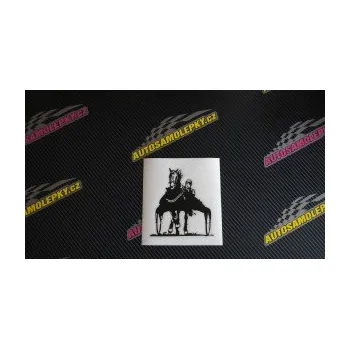 Samolepící dekorace SAMOLEPKA Kůň klusák levá (10 - červená) NA AUTO, NÁLEPKA, FÓLIE, POLEP, TUNING, VLASTNÍ TEXT, TISK, AUTOSAMOLEPKY.cz, POLEPY, OBRÁZEK, LOGO, SAMOLEPKY