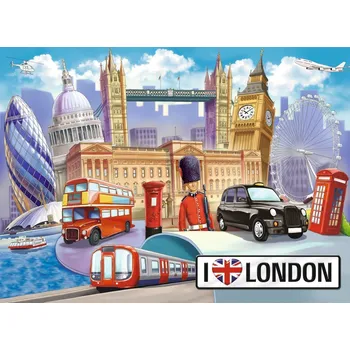 Puzzle Ravensburger Londýn Velká Británie XXL 100 dílků