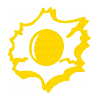 Samolepicí dekorace na vozidlo Průstřel 001 levá (13 - jasně žlutá) SAMOLEPKA NA AUTO, NÁLEPKA, FÓLIE, POLEP, TUNING, VLASTNÍ TEXT, TISK, AUTOSAMOLEPKY.cz, POLEPY, OBRÁZEK, LOGO, 3D STICKERS