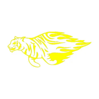 Samolepicí dekorace na vozidlo Animal flames 021 levá tygr (05 - žlutá citron) SAMOLEPKA NA AUTO, NÁLEPKA, FÓLIE, POLEP, TUNING, VLASTNÍ TEXT, TISK, AUTOSAMOLEPKY.cz, POLEPY, OBRÁZEK, LOGO, 3D STICKERS